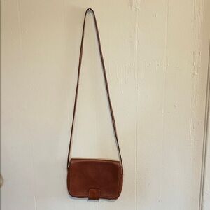Furla vintage Tan Leather Shoulder Bag